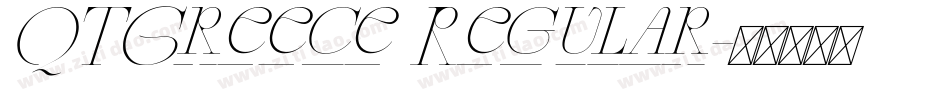 QTGreece Regular字体转换